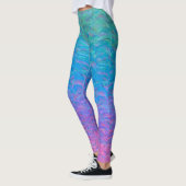 Leggings mit farbenfrohen Ombre (Links)