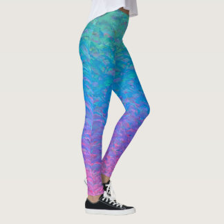 Leggings mit farbenfrohen Ombre