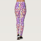 Leggings mit farbenfrohen Oval Spots (Rückseite)