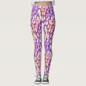 Leggings mit farbenfrohen Oval Spots (Vorderseite)