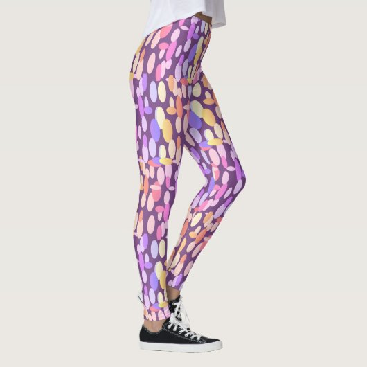 Leggings mit farbenfrohen Oval Spots (Rechts)