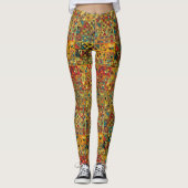 Leggings mit farbenfrohen, uralten geometrischen M (Vorderseite)
