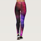 Leggings mit farbenfrohen Wellenmuster (Rückseite)