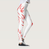 Leggings mit farbenfroher lässiger Kunst (Rechts)