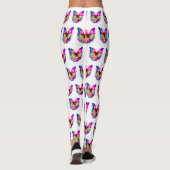 Leggings mit farbigen Butterfly-Designs (Rückseite)