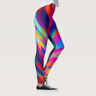 Leggings mit farbigen Mustern