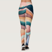 Leggings mit Farbwellen (Rückseite)