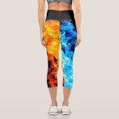 Leggings mit Feuer- und Eisheiß (Rückseite)
