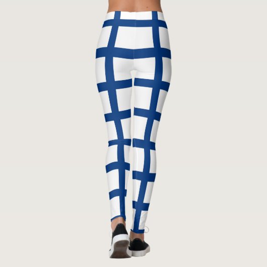 Leggings mit finnischer Flagge (Rückseite)
