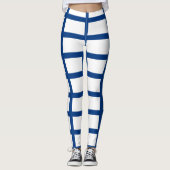 Leggings mit finnischer Flagge (Vorderseite)