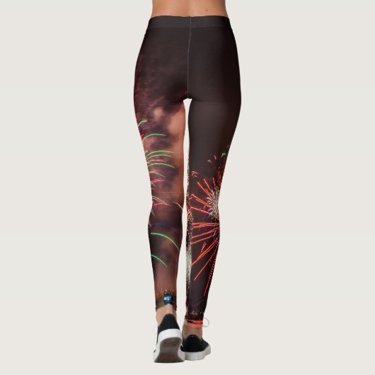 Leggings MIT FIREWORKEN UND MONOGRAM (Rückseite)