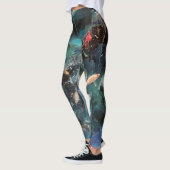 Leggings mit Fischerei-Netz (Links)