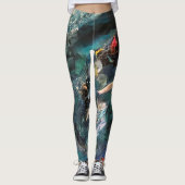 Leggings mit Fischerei-Netz (Vorderseite)