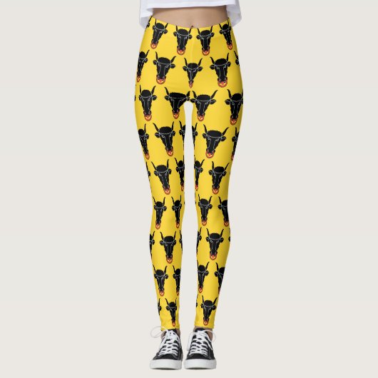 Leggings mit Flagge des Kantons Uri, Schweiz (Vorderseite)