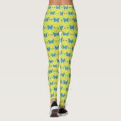 Leggings mit Flagge von Bady Bassit, Brasilien (Rückseite)