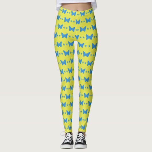 Leggings mit Flagge von Bady Bassit, Brasilien (Vorderseite)