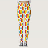 Leggings mit Flagge von Columbus, Ohio (Vorderseite)