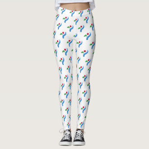 Leggings mit Flagge von Seoul, Südkorea