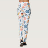 Leggings mit floralen Mustern (Rückseite)