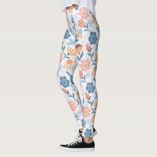 Leggings mit floralen Mustern (Links)