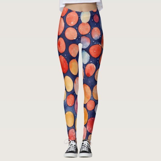 Leggings mit Folkepunkten (Vorderseite)