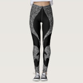 Leggings mit französischer Fleur-de-lis (Vorderseite)
