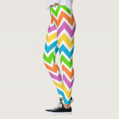 Leggings mit Frühlings-Chevron-Muster (Links)