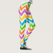 Leggings mit Frühlings-Chevron-Muster (Rechts)