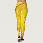 Leggings mit gelbem Mandala (Rückseite)