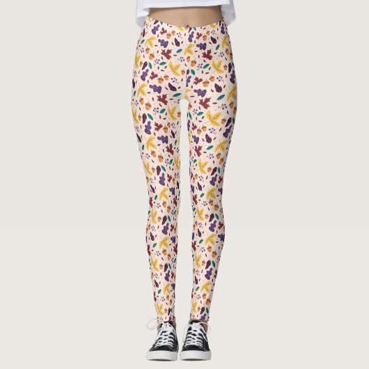 Leggings mit gelber Schokolade (Vorderseite)