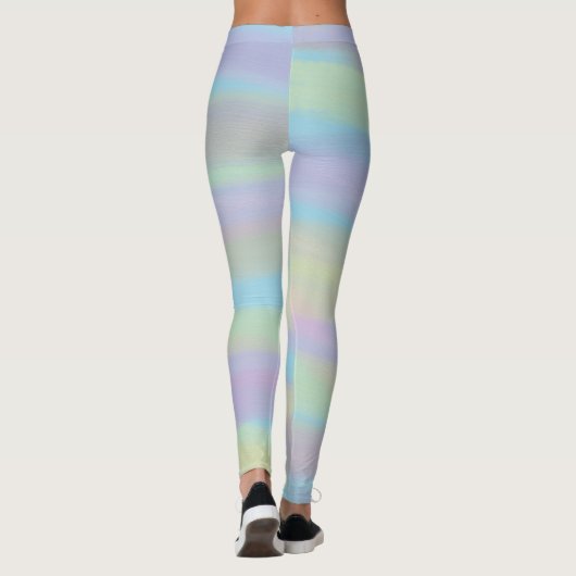 Leggings mit gemischten Pastellfarben (Rückseite)