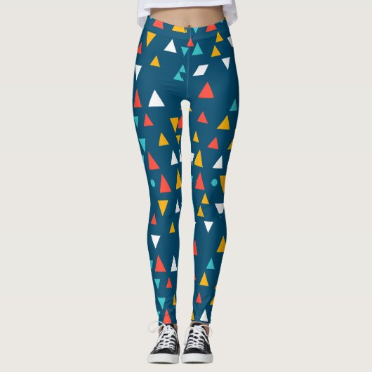 Leggings mit geometrischem Dreieck (Vorderseite)