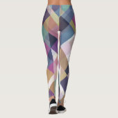 Leggings mit geometrischem Muster in dunklen Schat (Rückseite)