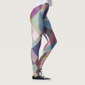 Leggings mit geometrischem Muster in dunklen Schat (Rechts)