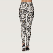 Leggings mit geometrischem Punktmuster (Rückseite)