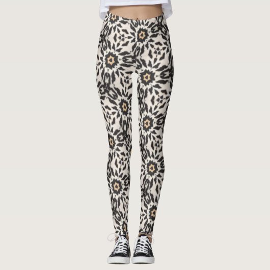 Leggings mit geometrischem Punktmuster (Vorderseite)