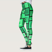 Leggings mit geometrischen Formen (Links)