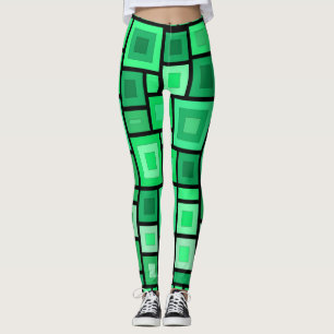 Leggings mit geometrischen Formen