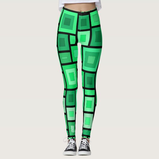 Leggings mit geometrischen Formen (Vorderseite)