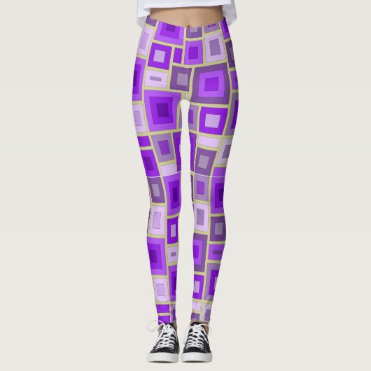 Leggings mit geometrischen Formen (Vorderseite)