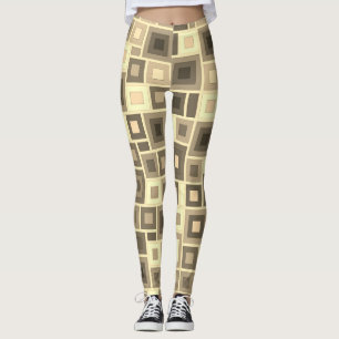 Leggings mit geometrischen Formen