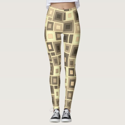 Leggings mit geometrischen Formen (Vorderseite)