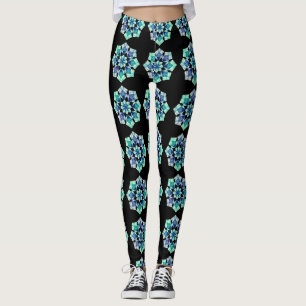 Leggings mit geometrischen Mustern für Mehrdruck