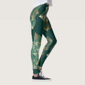 Leggings mit Goldmagnolie (Rechts)
