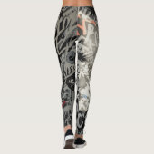 Leggings mit Graffiti-Druck (Rückseite)