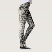 Leggings mit Graffiti-Druck (Rechts)