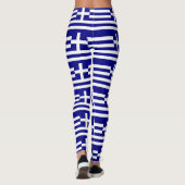 Leggings mit griechischer Flagge (Rückseite)