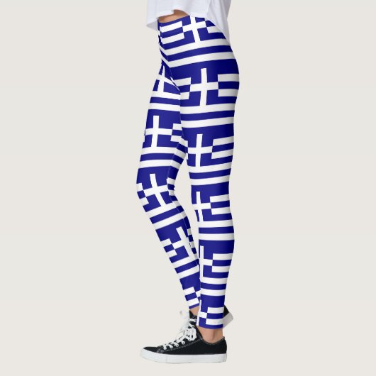 Leggings mit griechischer Flagge (Links)