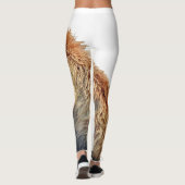 Leggings mit Grizzlybär (Rückseite)