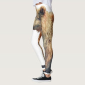 Leggings mit Grizzlybär (Links)